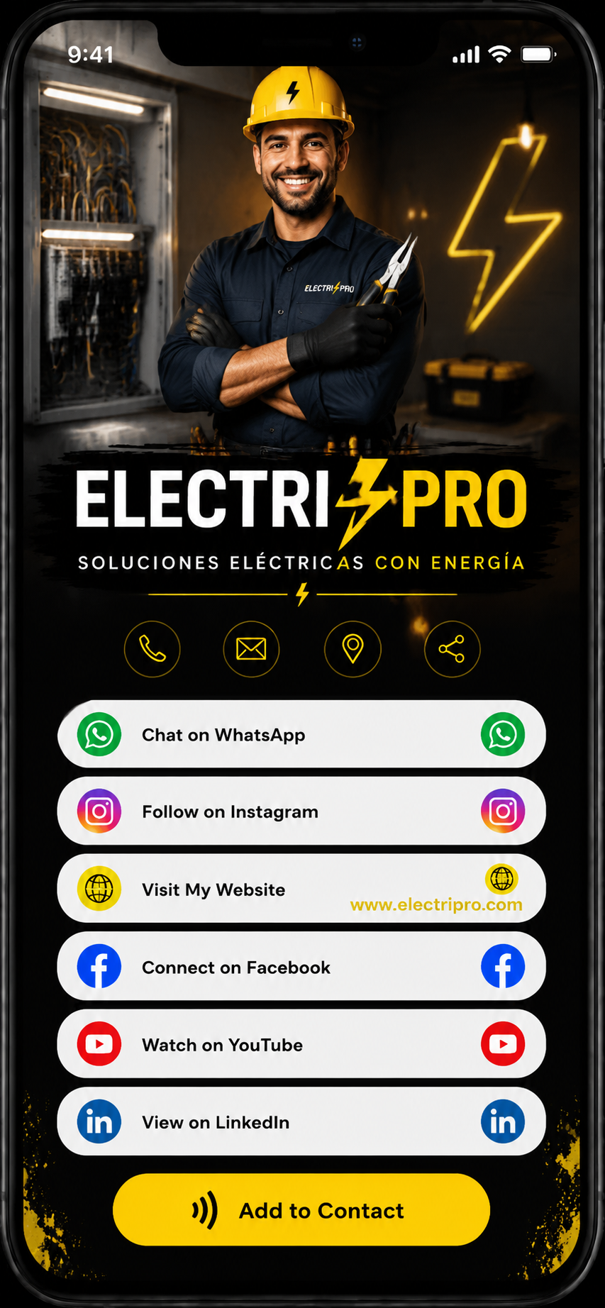 Tarjeta digital Electri Pro